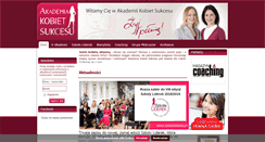Desktop Screenshot of kobietyisukces.pl
